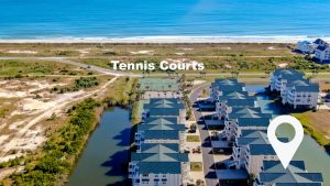 tennis courts at Ocean Isle Beach