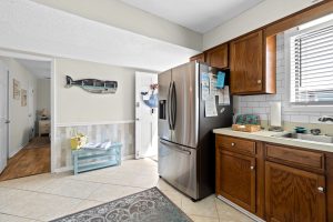 Kitchen/fridge in luxury 2 bedroom and 2 bath condo